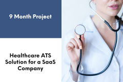 Healthcare ATS Solution for a SaaS Company